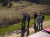 The geology team planning their day's work